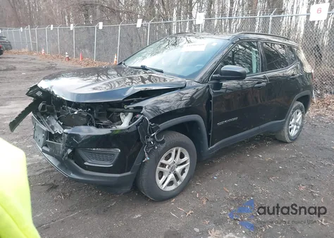 2018 Jeep Compass Sport 4X4 z USA, uszkodzony, nr VIN 3C4NJDAB5JT103865